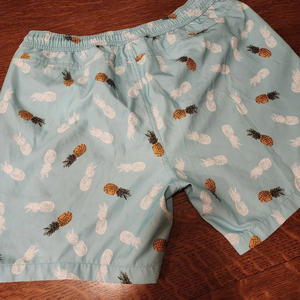 Lucky Brand Mens Swim Trunks Shorts Lined Spicy Pineapple‎ Size XL